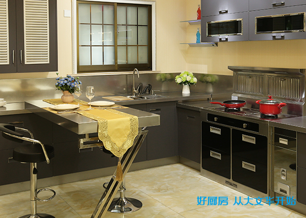 宁波知名不锈钢厨房灶台定制